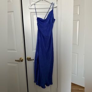 ZARA Royal Blue Slip Dress NWT